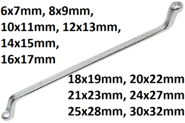 Double Ring Spanner, offset