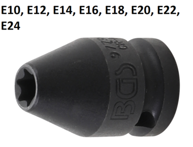 Impact Socket E-Star (1/2) Drive