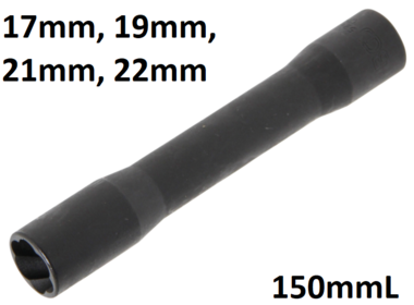 Special Socket / Screw Extractor, deep (1/2) Drive 17-22mm