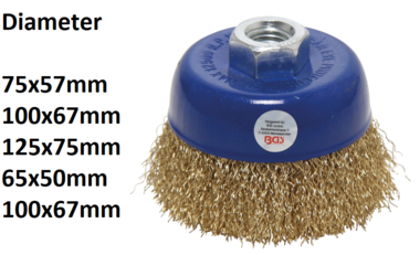Wire Cup Brush M14 x 2 Drive