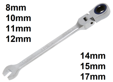 Ratchet Combination Wrench adjustable