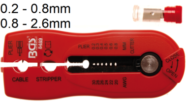 Wire & Cable Stripper 2-IN-1