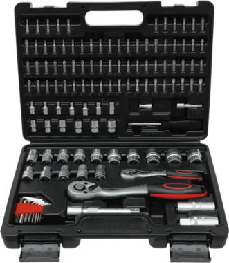 Socket Set Super Lock (1/4) / (1/2) Drive 115 pcs