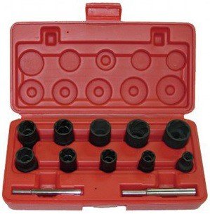 Twist socket 3/8 & 1/2 set 12-pc