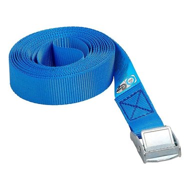 Tie down strap blue with snap-lock 5 meter