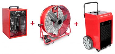 Dryer kit BD90P + Fan MV600L + Heater