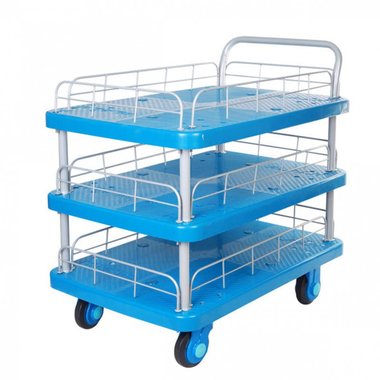 Platform truck 300kg 3 loading compartments