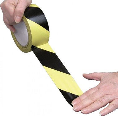 Ribbon black/yellow 50mm