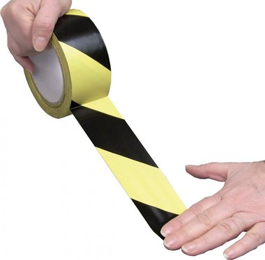 Ribbon black/yellow 50mm