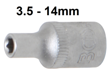 Socket, Hexagon 6.3 mm (1/4) Drive