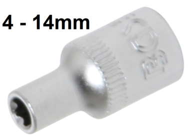 Socket, Super Lock (1/4) Drive 4-14mm