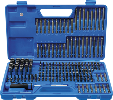 Universal-/Security Bit Set 6.3 mm (1/4) Drive 208 pcs