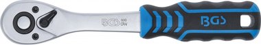 Ratchet wrench fine serrated 6.3 mm (1/4)