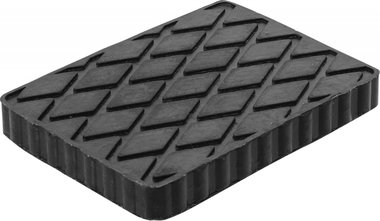 Bgs technic Rubberen pad  voor hefplatforms  160 x 120 x 20 mm