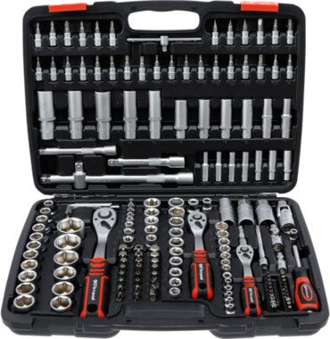 Socket Set (1/4) / (3/8) / (1/2) Drive 172 pcs