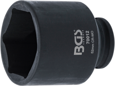 Impact Socket, Hexagon (1/2) Drive 52 mm