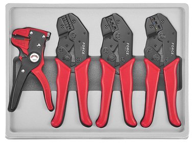 Crimp pliers kit 4pc