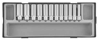 3/8 Deep socket set 12pc