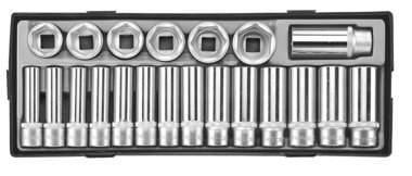 1/2 Socket set 21pc