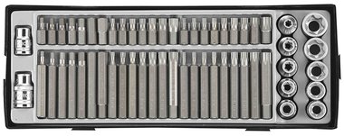 Star-Hex-Spline bit set 58pc