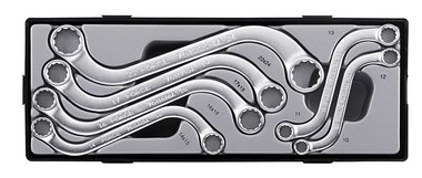 S-form ring wrench set 6pc