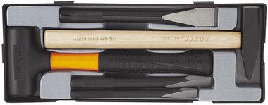 Hammer & chisel set 5pc