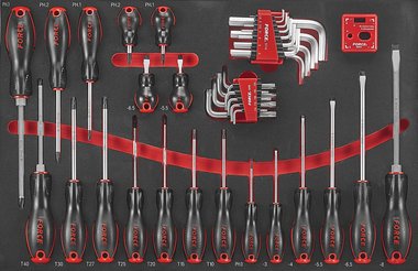 Foam screwdriver set 41pc