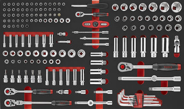 Foam Socket combination set 162pc