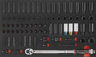 Foam Impact socket combination set 79pc