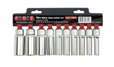 1/2 Spline deep socket set 10pc