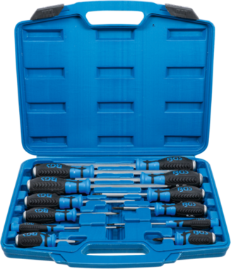 Screwdriver Set with 6.3 mm (1/4) Internal Square 12 pcs