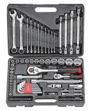 Socket & wrench set 77pc