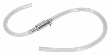 Brake bleeder hose with one-way check valve