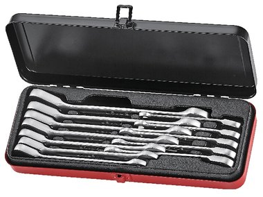 Reversible gear wrench set 12pc