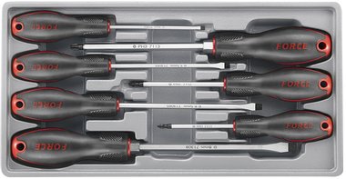Screwdriver set Slotted & Phillips 7pc