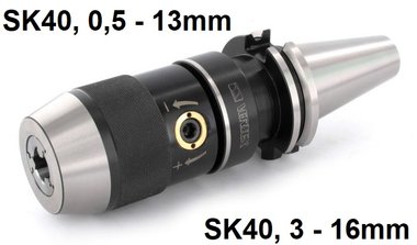 Quick-clamping chuck SK40 DIN69871
