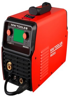 Mig welding inverter synergy LCD 200A + accessories