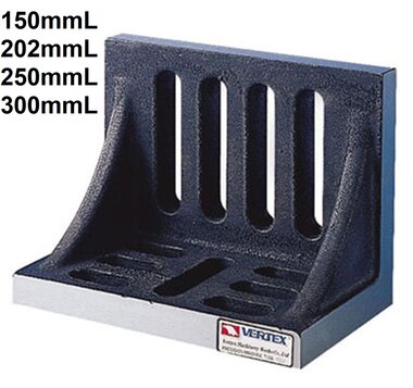 Angle plates with reinforcement ribs