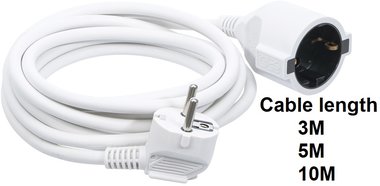 Extension cable 3 x 1.5 mm² IP 20