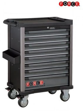 8-drawer tool trolley with 208 tools