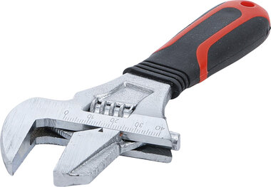 Adjustable Wrench with soft Rubber Handle max. 38 mm