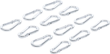 Snap Hooks Set 50 x 5 mm 12 pcs