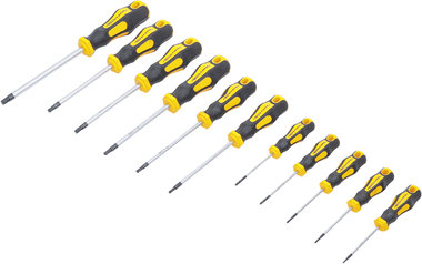 Screwdriver Set T-Star (for Torx) T6 - T40 11 pcs