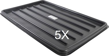 Oil Tub / Drip Pan extra flat 7 Litre x5 pieces