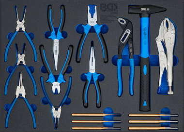 Hammer, Pliers, Pin Punch Set 17 pcs