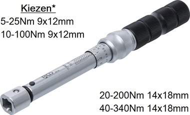 Insertion tool torque wrench