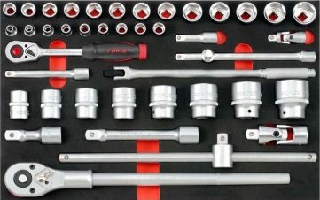 Foam 1/2-3/4 Socket Combination set 42pc