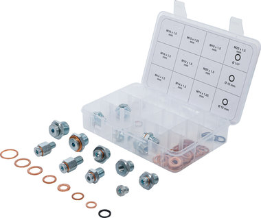 Oil Drain Plug Repair Assortment 63 pcs