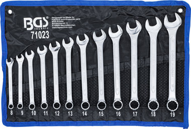 Combination Spanner Set 8 - 19 mm 12 pcs