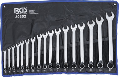 Combination Spanner Set offset 8 - 27 mm 17 pcs